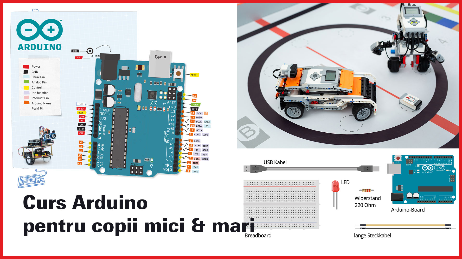 Curs Arduino pentru copii mici și mari